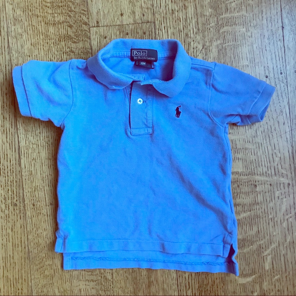Polo Ralph Lauren Sz 18 Mo Blue/Periwinkle Polo EC